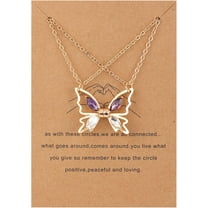 Friendship Necklace For 2 Best Friend Necklace Cute Butterfly Bff Necklace Gifts For Women Birthday Christmas Gift[Z142]