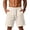 Beige, variant on Men's Air-Layer Structured Gym Shorts, Loose Fit Drawstring Athletic Bottoms - Summer Breathable Training & Lounge Sweatpants with Pockets Blue S