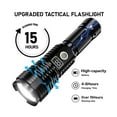 thumbnail image 4 of Flashlights High Lumens Rechargeable, 1000000LM LED Super Bright Flash Light, Zoomable Linternas with LCD Digital Display, 5 Mode, Waterproof, Powerful Tactical Flashlight for Emergencies Camping Gift, 4 of 8
