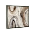 thumbnail image 4 of Stupell Industries Soft Geode Pattern Abstract Painting Gray Floater Framed Canvas Art Print Wall Art, 31 x 25, 4 of 10