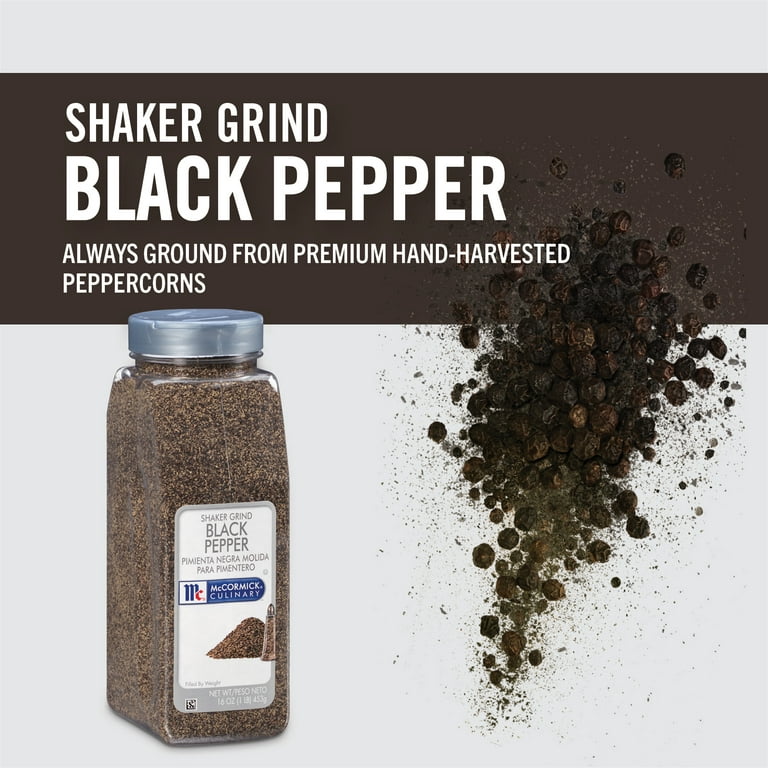 Shaker Grind Black Pepper