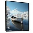 thumbnail image 2 of Designart "White Japon Of Winter I" Cottage Floater Framed Canvas Print, 2 of 7