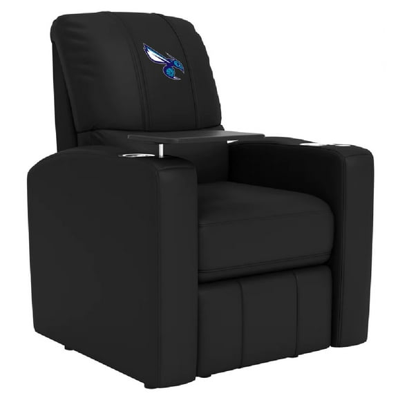 DreamSeat Stealth Power Plus Recliner with Charlotte Hornets Secondary in Black