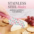 thumbnail image 6 of Paris Hilton 4-Piece Charcuterie and Cheese Board Set with Serving Tools, Pink, 6 of 8
