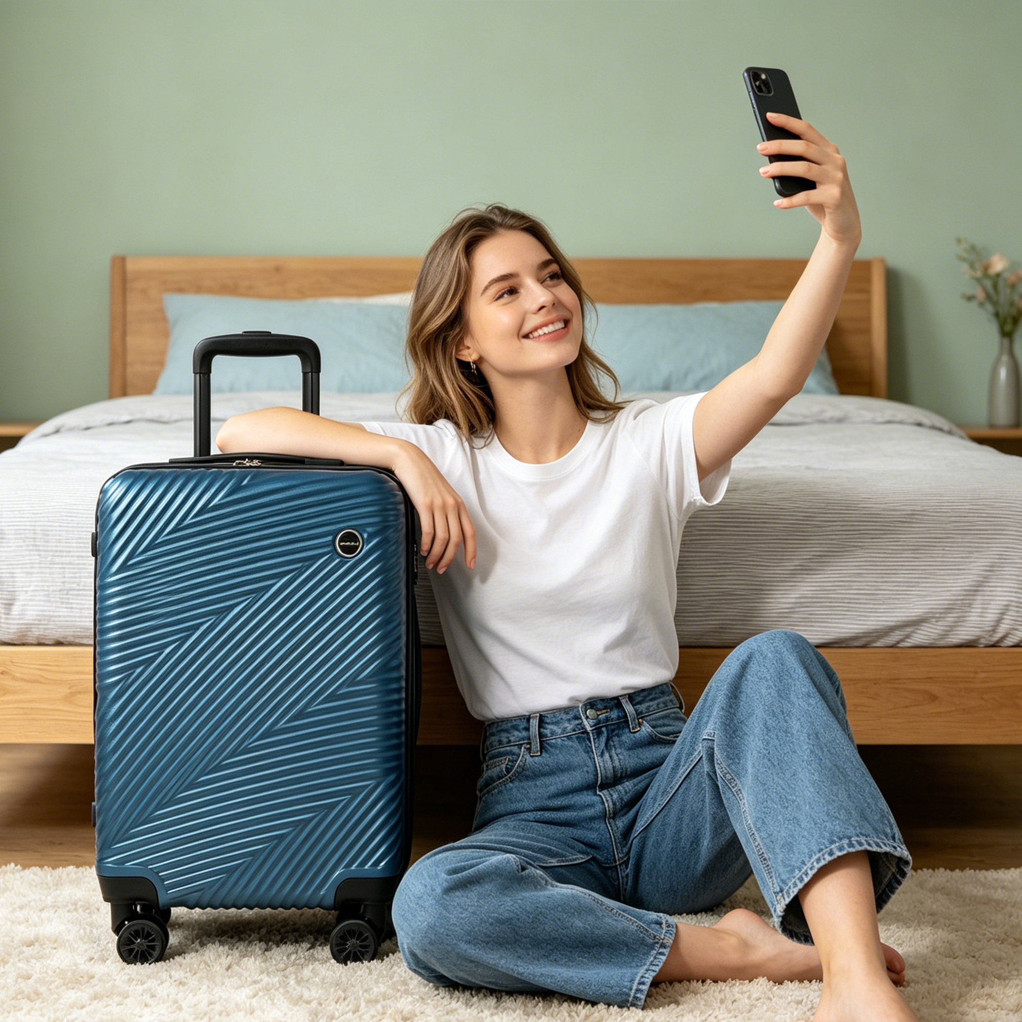 TRIPCOMP 3-Piece Hardside Spinner Luggage Set photo 5