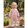 thumbnail image 4 of Cjfdfy Newborn Baby Girls Fall Jumpsuit Cotton Long Sleeve Henley Neck Dots Print Fall Casual Romper Infant Polka Dots Coming Home Fall Winter Outfit 0-18 Months, 4 of 9
