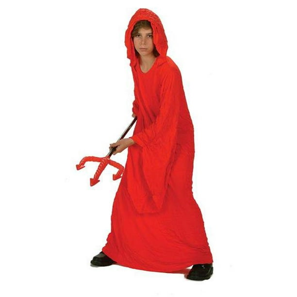 Costume de Robe Rouge - Taille Enfant-Moyen