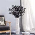thumbnail image 3 of 4 Pcs Artificial Baby Breath Flowers Bulk Long Stem Baby Breath Fake Gypsophila Bouquets Flowers for Wedding Bridal Party, Black, 3 of 7