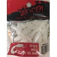 thumbnail image 2 of (6 pack) B'n'M 2" Curl Tail Grub Lure, White, 20 Count, 2 of 5