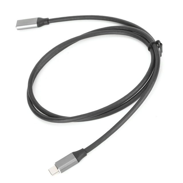 Male To Female Type C Extender Cord, 400M/s 60Hz HD 4K PD USB 3.1 Type C Cable 3A 60W Efficient For Data Transmission