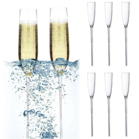 Stained Glass Champagne Glasses Floating (Wedding)