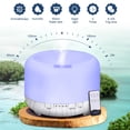 thumbnail image 3 of Essential Oil Diffuser for Large Room: 500ml Aromatherapy Ultrasonic Air Humidifier with Remote Control for Home - Aroma Cool Mist Vaporizer with LED Light & Timer for Bedroom Office, 3 of 8