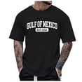thumbnail image 1 of Camiseta minimalista europea de manga corta con estampado de letras para hombre - Prenda deportiva informal y holgada con cuello redondo, 1 of 4