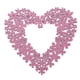 thumbnail image 1 of Corona de San Valentín, decoración de San Valentín, placa con forma de corazón, letrero de pared L rosa, 1 of 9
