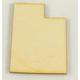 thumbnail image 2 of Package Of 10, Small 4" X 5" X 1/4" Thick Utah State Cutout, 2 of 2
