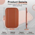 thumbnail image 5 of GHSDFBB Car Center Console Pad, Universal Waterproof Car Armrest Seat Box Cover, PU Leather Auto Armrest Cover Protector，Vehicle Interior Accessories fits SUV/Truck/Car (Brown), 5 of 5