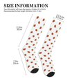 thumbnail image 4 of Sikiie Hand Drawn Strawberry 1 Pairs Compression Socks for Men and Women 15-20 mmHg Running Support Socks, 4 of 7