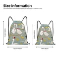 thumbnail image 2 of Sikiie Cute Farm Birds Drawstring Backpack Drawstring Bags, Draw String Back Bag for Sports, Gym, Travel, Swimming, Beach-Medium, 2 of 6