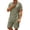 Green, variant on LEKWK Men Linen Sets Outfits 2 Piece Short Sleeve Loose Fit Collared Tops and Drawstring Shorts Breathable Summer Casual Beach Vacation Resort Wear