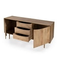 thumbnail image 6 of Beaumont Lane Mid-Century Wood Accent Sideboard in Natural Finish, 6 of 10