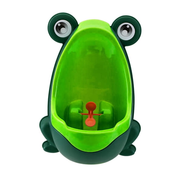 Farfi Frog Potty Training Urinal for Toddler Boys, Cartoon Cute Pee Trainer for Kids Ages 1-6, Baby Bathroom Toilet Trainer with Anti-Splash Design
