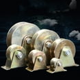 thumbnail image 4 of 1Pcs New Home Hardware U/V/H Shaped Stainless Steel Rigid Caster Sliding Door Rollers Track Wheel Bearing Pulley V TYPE 60MM, 4 of 8