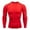 Red, variant on Men's Long Sleeve Compression Shirt, Thermal Athletic Base Layer for Running, Gym & Workout, [Color], [Size]