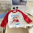 thumbnail image 2 of Emitonse Toddler Long Sleeve Shirts Unisex Baby Girls Boys Infant Toddler Long Sleeve T Shirts Graphic Cartoon Cute Print Crewneck Tee Red,Size 3-4 Years, 2 of 6