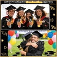 thumbnail image 4 of 2026 Graduation Party Supplies (50 Sets), DIY Clear Candy Jars with Felt Grad Caps, Perfect Table Centerpieces for Chocolates, Mints & Money Gifts, 4 of 7