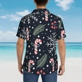 thumbnail image 7 of Christmas Men'S 3d Print Casual Button Down Shirts, Novelty Hawaiian Short Sleeves Xl, 7 of 7