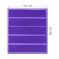 thumbnail image 2 of Uxcell Reflective Stickers, 20in4 Sets 4.5x1 Inch Adhesive Caution Warning Safety Tape Strips, Purple, 2 of 5