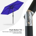 thumbnail image 3 of MASTERCANOPY 7.5ft Patio Market Umbrella with Tilt and Crank, Blue, 3 of 6