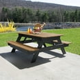 thumbnail image 2 of Highwood Hometown Picnic Table -Outdoor, Eco-friendly, Synthetic Wood, 2 of 4