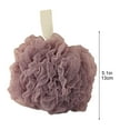 thumbnail image 3 of PONPRNGY 1Pc Loofah Charcoal Bath Shower Sponge Body Scrubber, Exfoliate Mesh Pouf Shower Bouquet, Large Bath Sponge for Women and Men, 3 of 7