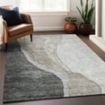 thumbnail image 6 of Addison Rugs Mayfield Washable Transitional Abstract Charcoal Rectangle Rug, 9' x 12', 6 of 6