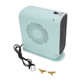 thumbnail image 3 of Mini calentador de espacio, calefacción rápida, temperatura ajustable, ventilador eléctrico portátil de escritorio, calentador para oficina, dormitorio, verde menta, enchufe estadounidense de 110V, 3 of 14