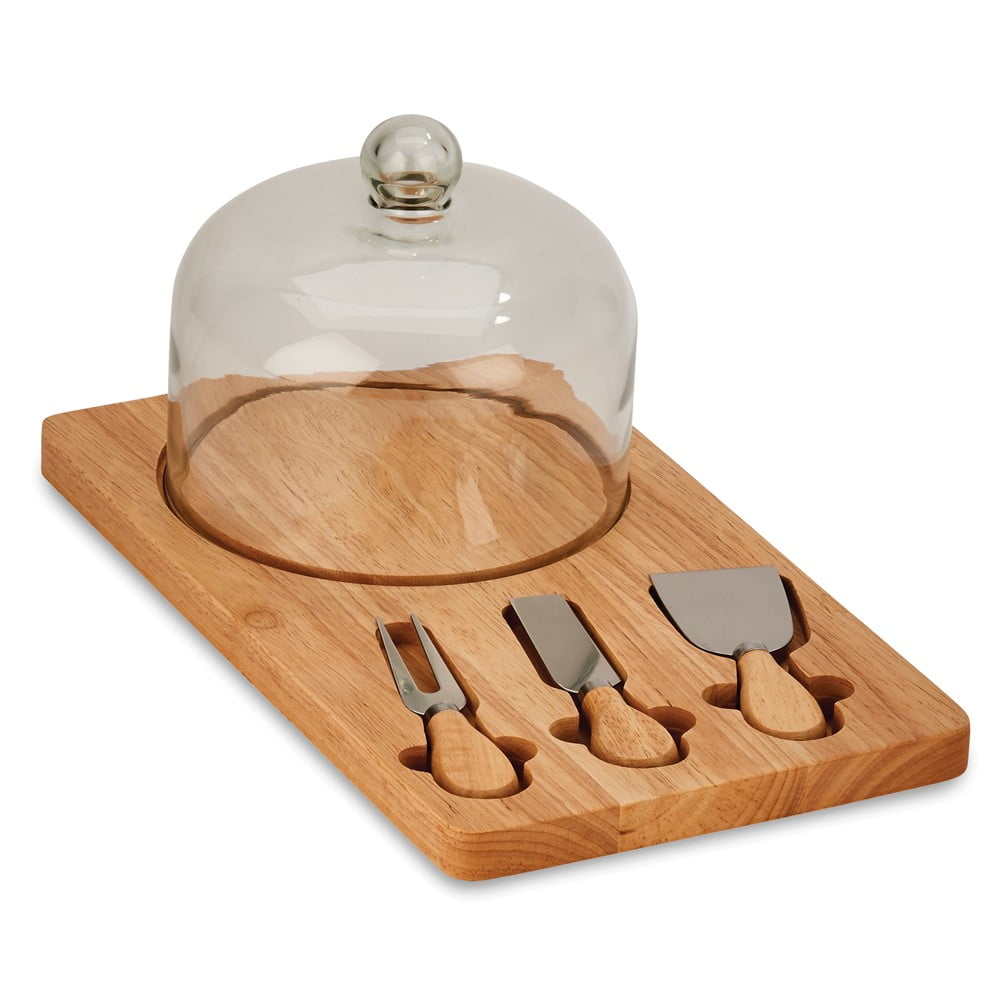 FB Jewels Cheese Dome W Board & 3 Utensils