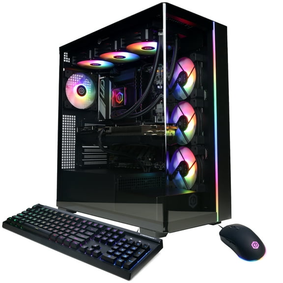 CyberPowerPC Gamer Supreme Gaming Desktop, Intel Core Ultra 9 285K, NVIDIA GeForce RTX 5080 16GB, 32GB DDR5, 2TB SSD, Black, SLC8000WST