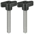 thumbnail image 1 of Unique Bargains 2Pack 304 Acier Inoxydable de Serrage Bouton de Vis en Forme de Pouce Vis M8 x 60mm, 1 of 5