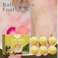 thumbnail image 1 of Paquete de 6 bombas de baño para pies, sales de baño orgánicas, ideales para pies secos y agrietados, pie de atleta y mal olor persistente., 1 of 9