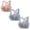 2-Dark Gray, variant on qelini Front Zipper Sports Bra Plus Size Crisscross Racerback Push Up Solid Color Breathable Gym Top