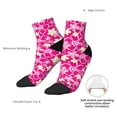 thumbnail image 6 of Pofeuu Vintage Flowers Print 30cm Socks, Adult Running Hiking Socks for Youth and Adult, 6 of 7