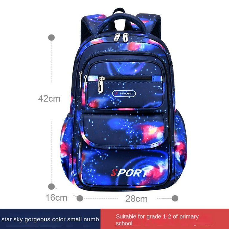 Lightweight Starry Sky Backpacks For School Boys Girls, Galaxy Pattern  Backpack with Lunch Bag and Pencil Case 