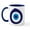 White/Navy Inside, variant on CafePress - Evil Eye Mug - 11 oz Ceramic Mug - Novelty Coffee Tea Cup