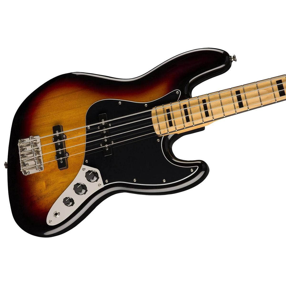 Squier Classic Vibe '70s Jazz Bass 4-String Soft Maple Body Electric Bass Guitar 3-Color Sunburst