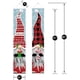 thumbnail image 2 of Decoraciones navideñas al aire libre – Carteles para porche de gnomos, decoraciones colgantes, decoración navideña para exteriores, patio interior, hogar, puerta delantera, pared de garaje, 2 of 5