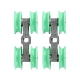thumbnail image 1 of Rouleaux de Porte de Douche, 2 Pcs Roues en Forme de U Pièces de Rechange pour Porte de Douche en Acier Inoxydable Roues en Forme Fonctionnalité Polyvalente, 1 of 14