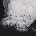 thumbnail image 2 of nieqiuyun Rubber Bands, Clear, 500 Count, 2 of 5
