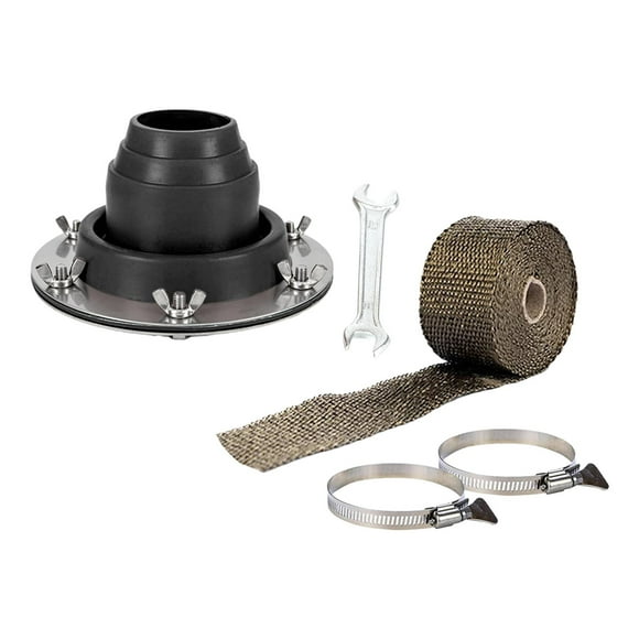 Ximing Tent Stove Jack,Pipe Flashing Firewood Stove Heat Resistant Chimney Vent,Anti Scald Protection for Log Cabins Yurt Adult