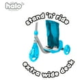 thumbnail image 5 of HALO Rise Above Jr. 3 Wheel Scooter - Blue - Unisex - Super Bright Light-up Wheels, 5 of 8